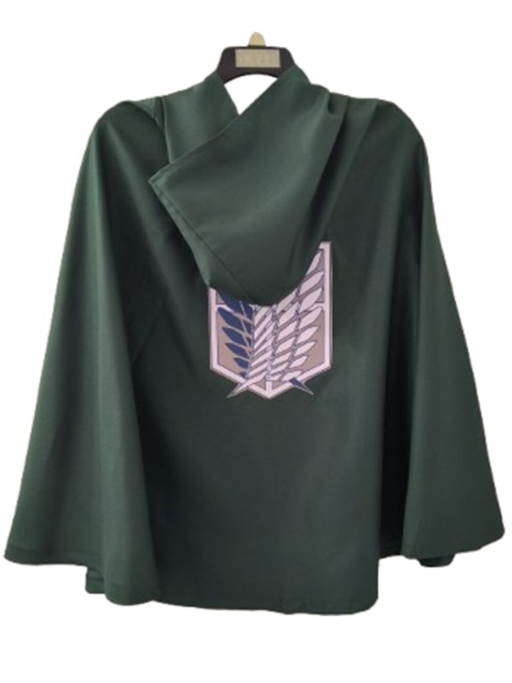 NEW - Attack on Titan Survey Corps Green Cloak Unisex - Cosplay, Halloween - OS